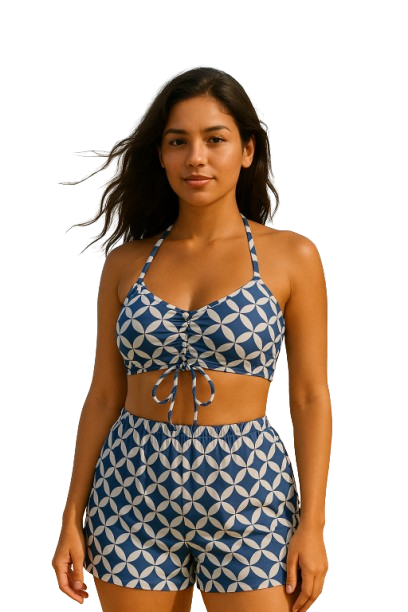 Bikini Isla Bonita Azul - 3 piezas